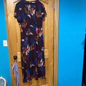 XL Chiffon Maurice’s Maxi Wrap Dress